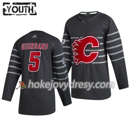Dětské Hokejový Dres Calgary Flames Mark Giordano 5  Šedá Adidas 2020 NHL All-Star Authentic